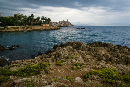 蔚蓝海湾风景