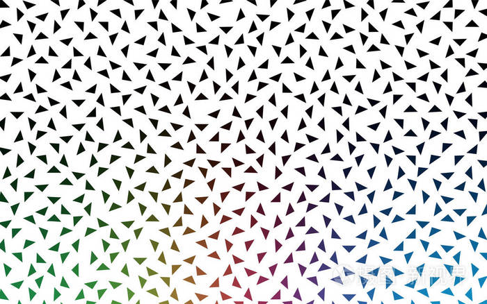 商务设计中具有渐变的三角形图案