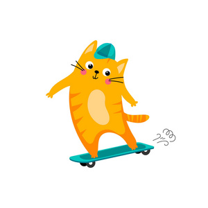 儿童滑板图图片-儿童滑板图素材-儿童滑板图插画-摄图新视界