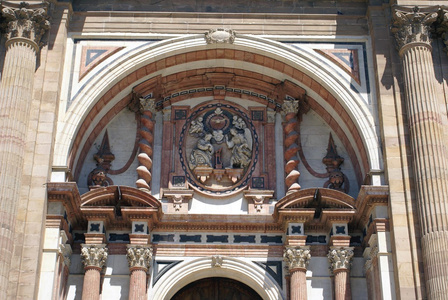 西班牙安达卢西亚自治区入口，马拉加大教堂，马拉加