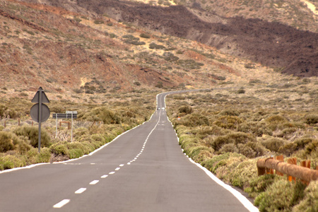 特内里费岛上道路