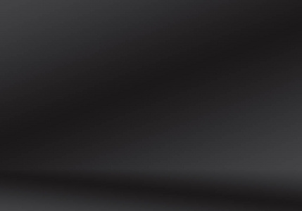 抽象豪华模糊暗灰色和黑色渐变, 用于显示您的产品的后台工作室墙
