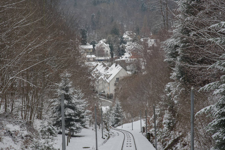 Gurten 山, 伯尔尼在冬天, 瑞士, 欧洲