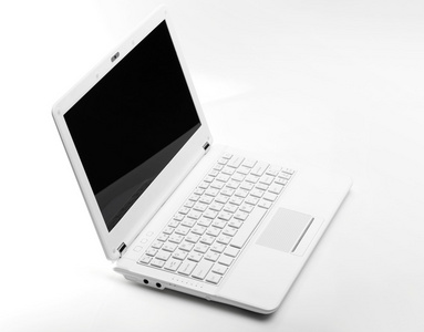 白色 laptopon 白色背景