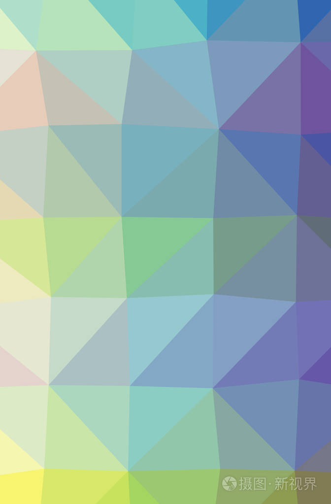 抽象低聚蓝色红色和绿色垂直背景的例证