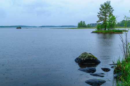 芬兰 Shouthern Savonia Kuonanjarvi 湖景观
