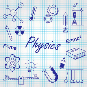 回到学校。物理课