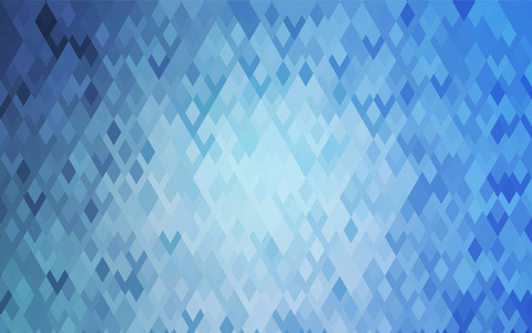 明亮的蓝色的向量模糊矩形背景。在广场文风与梯度的几何背景。该模式可用于全新背景