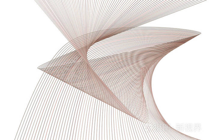 背景抽象的几何线和曲线图案的设计矢量插图图形