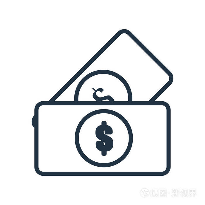 付款图标矢量隔离在白色背景, 支付透明符号插画-正版商用图片09bokl