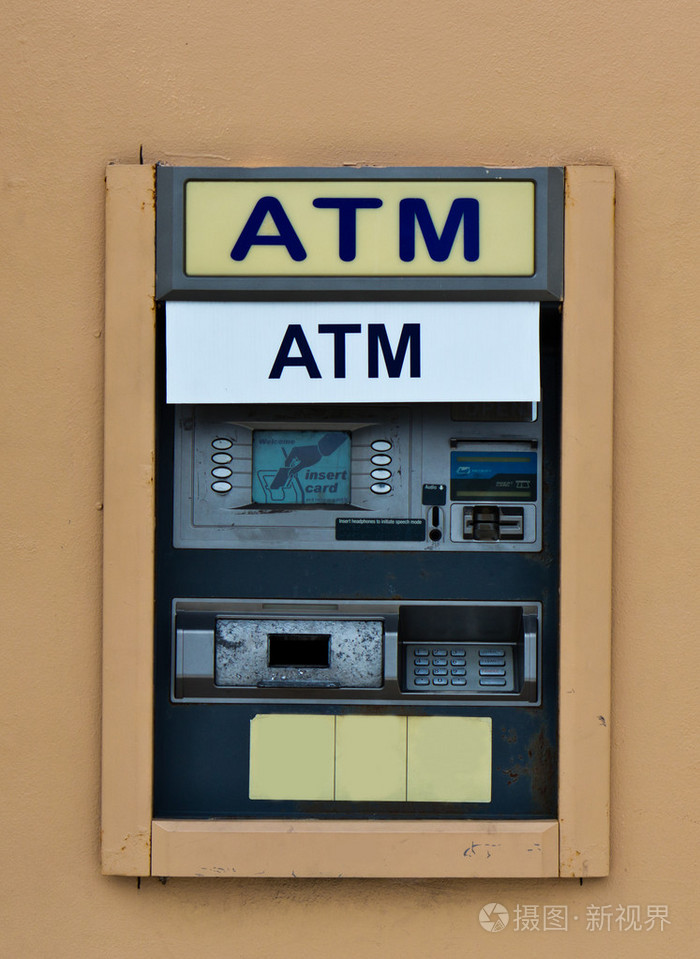 自动银行机器atm