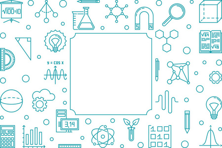 科学技术工程和数学蓝色框架