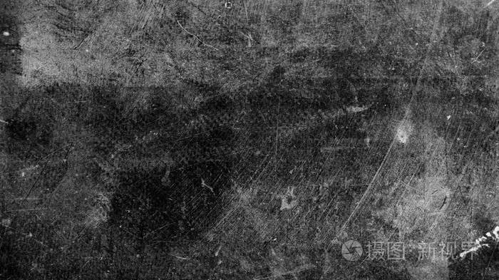 带有白色划痕的旧的深复古表面的照片