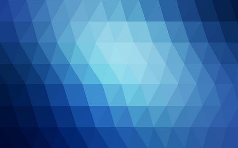 蓝色的光矢量抽象纹理多边形背景。模糊的三角形的设计。模式可以用于背景