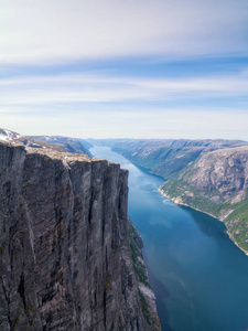 挪威 Lysefjord, 美丽的风景