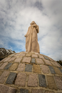 在科西嘉 Col de Vergio 的雕像