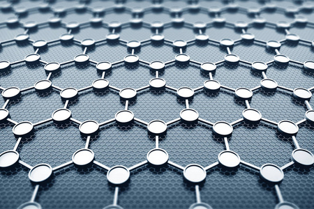 纳米技术,科学和未来的概念.3d 渲染照片