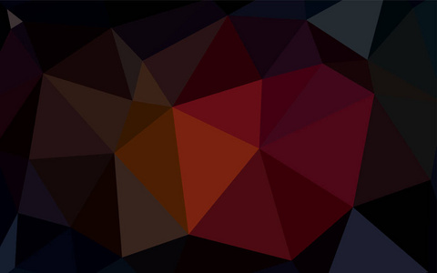 光多色矢量多边形抽象背景。带有三角形的现代抽象插图。设计的三角形图案