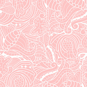 矢量与抽象花粉红色的无缝纹理