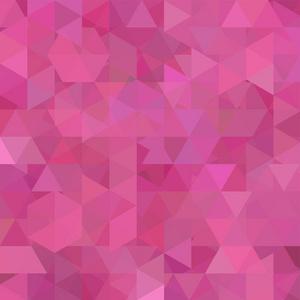 与三角形的抽象矢量背景。粉红色的几何矢量图。创意设计模板