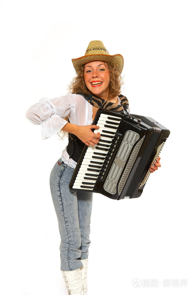 女孩与手风琴