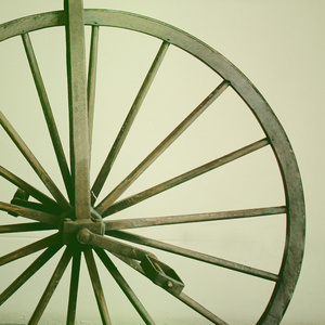 复古的自行车车轮