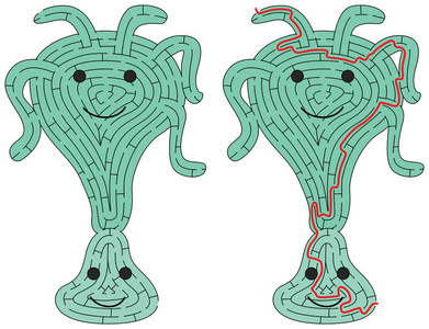 小怪物迷宫为孩子们的解决方案