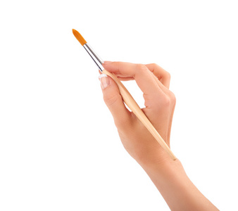 手用画笔照片