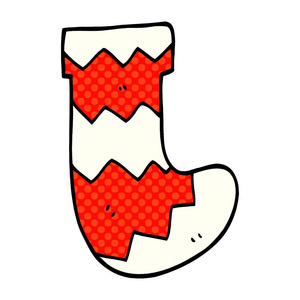 动画片涂鸦圣诞袜