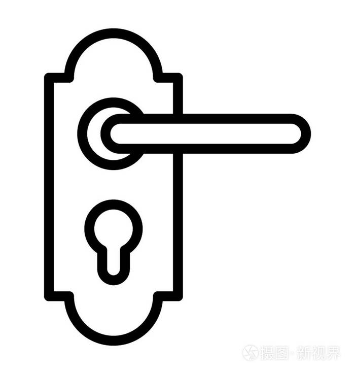 钥匙孔带门把手
