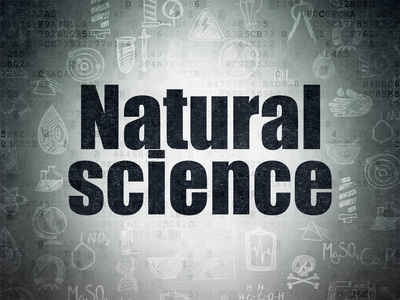 科学概念 自然科学数字数据纸张背景上