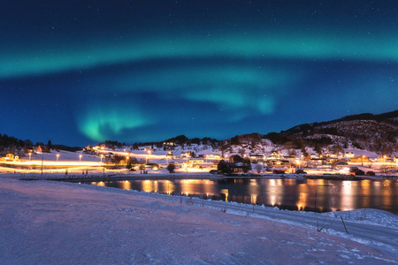 挪威极光图片