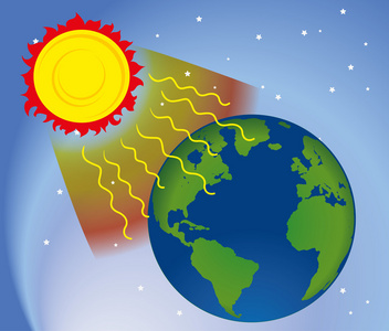 地球辐射图在自然界中,uv 紫外线辐射图形环境照片