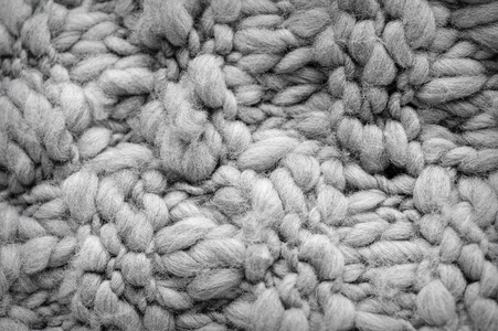 大质感的灰色针织东西照片