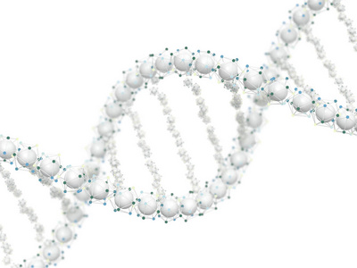 Dna 链。抽象的科学背景。美丽的 illustraion。生物技术生物化学遗传学和医学概念。3d 渲染