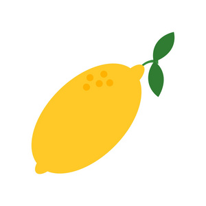 柠檬图标矢量隔离白色背景为您的 web 和移动应用程序设计, 柠檬徽标概念