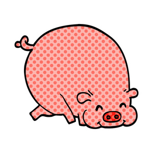 动画片乱画胖猪