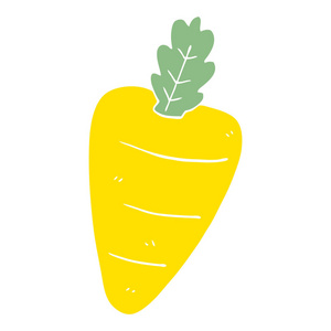 动画片涂鸦蔬菜, 五颜六色的向量例证