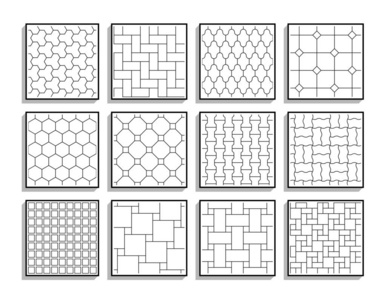 黑白砖贴图图片