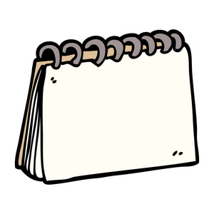 动画片涂鸦空白日历照片
