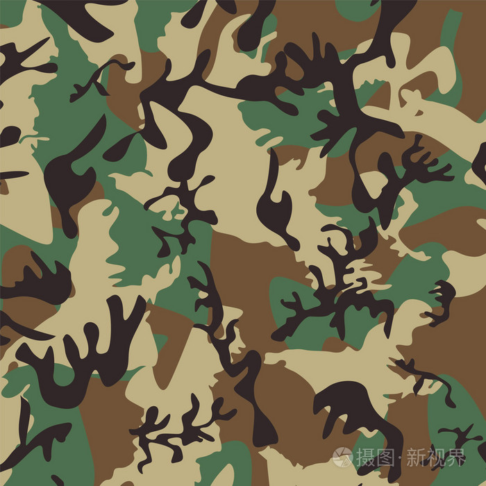 我们林地迷彩图案