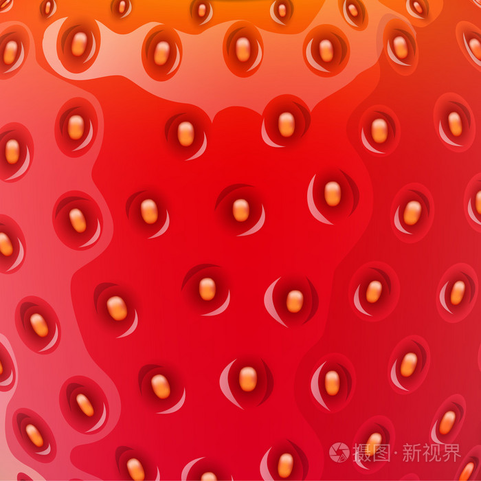 草莓的现实背景.纹理.矢量