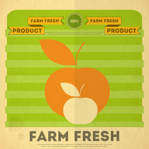 有机农场食品的海报图片