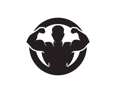 运动标签的矢量对象和图标, 健身房徽章, 健身标志设计照片