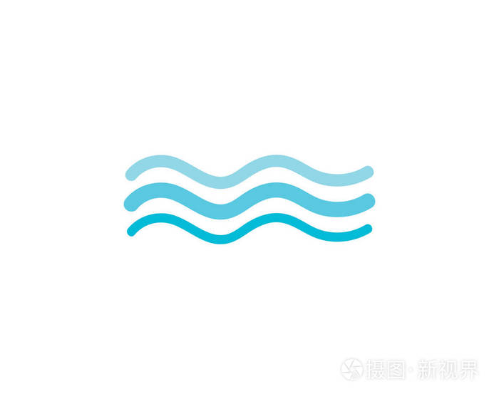 水波浪符号图片
