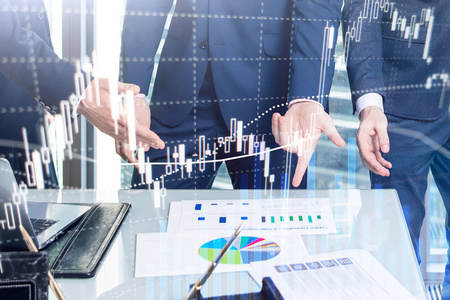 商业中心人流外汇交易, 金融市场, 投资理念的商业中心背景照片