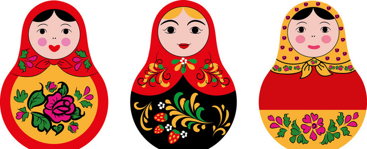 满洲里套娃3 可爱俄罗斯娃娃娃一套照片