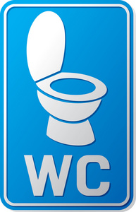 wc 标志照片