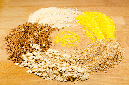 玉米 小麦和大米