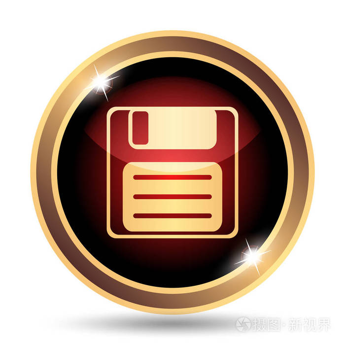 保存图标白色背景上的互联网按钮